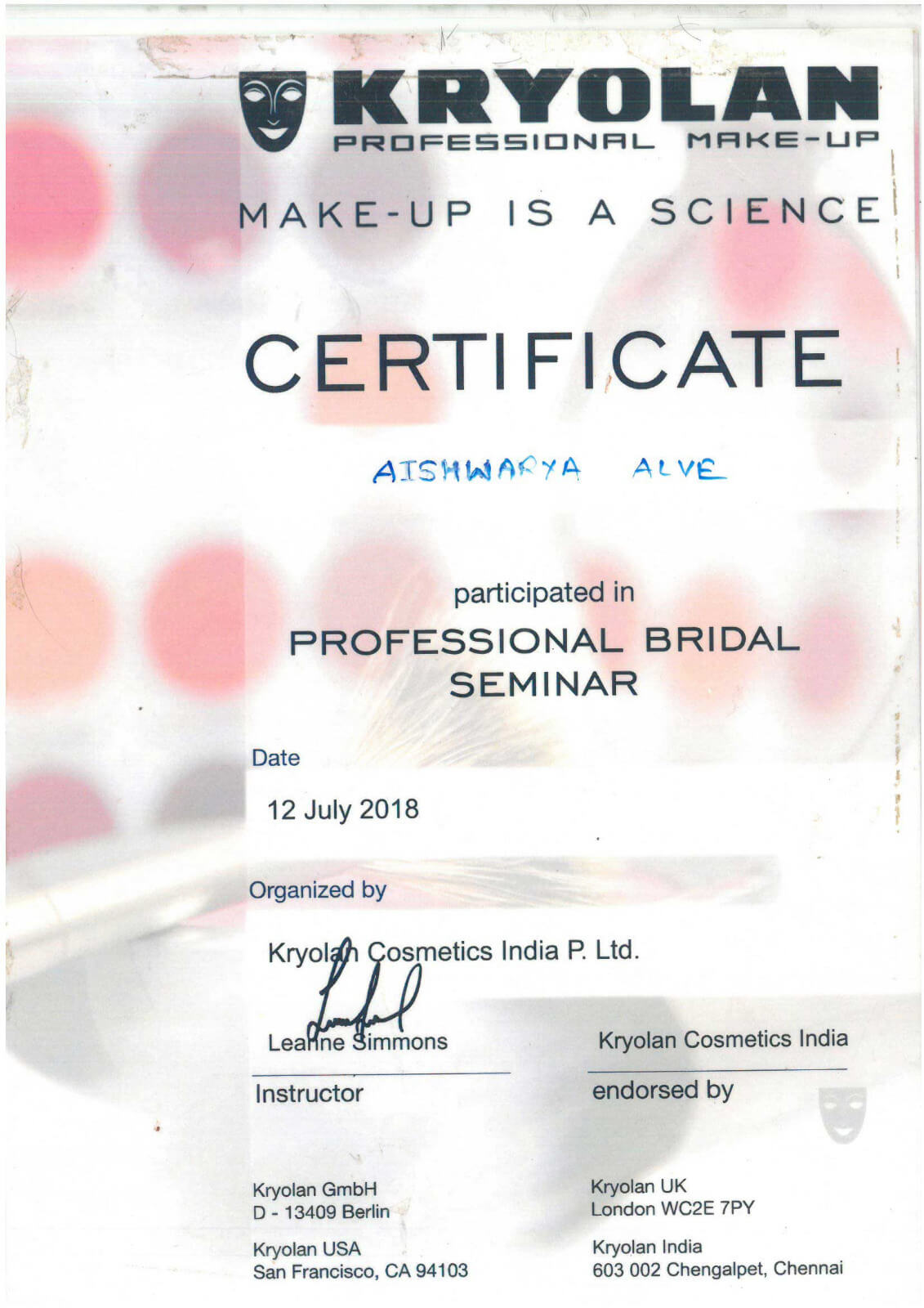 Certification 1